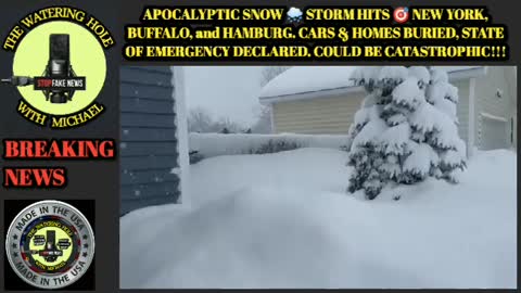 APOCALYPTIC SNOW STORM HITS 🎯 NEW YORK, BUFFALO, and HAMBURG. HOMES & CARS BURIED, CATASTROPHE 🌨️