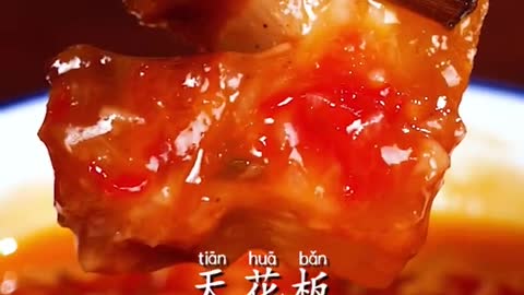 The ceiling of the snack crispy pork belly. Pork is the most delicious! A secret...