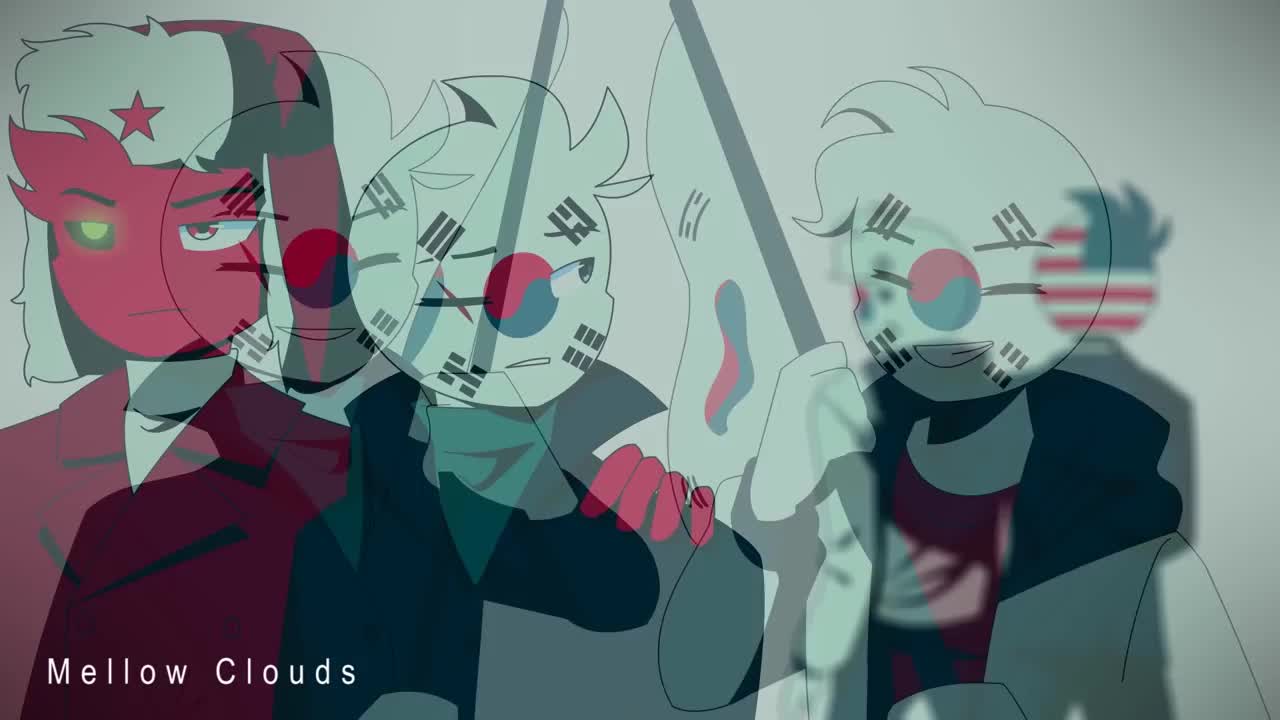 Wander The For Me Countryhumans Animation The History of Korean War