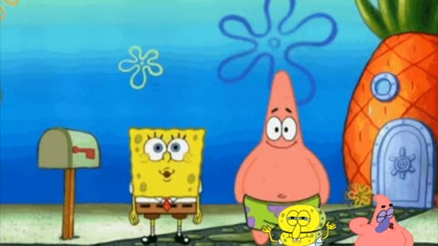 SpongeBob And Patrick Are Pretending To Be Imposters While Two Kids Wait For The Mail To Arrive ✉️