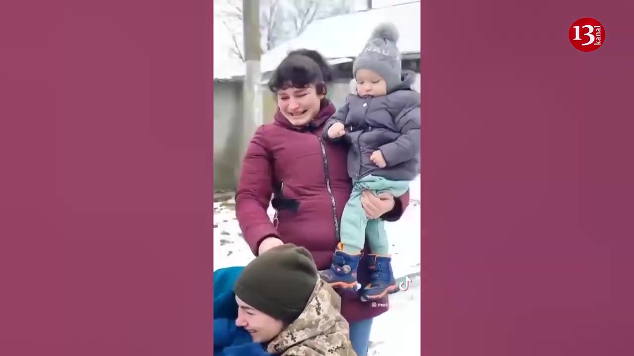 Ukrainian girl’s tears after reuniting with her soldier mother - “We’ve something to fight for”