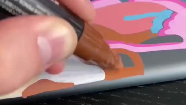 Custom iPad using Posca Marker!