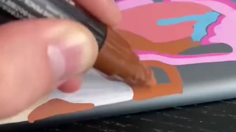 Custom iPad using Posca Marker!