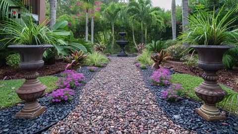 Creating Your Tropical Garden Paradise: A Guide to Accessorizing Your Courtyard Garden