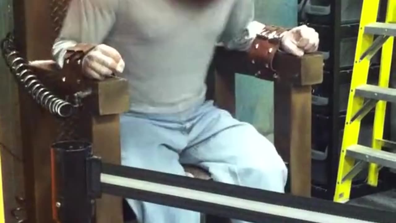 The Electric chair. Executed to death