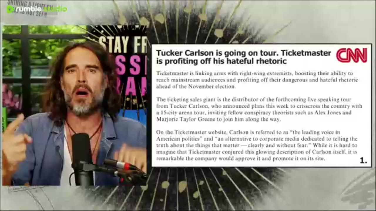 WOW! CNN trying to SHUT DOWN Tucker Carlson’s Tour