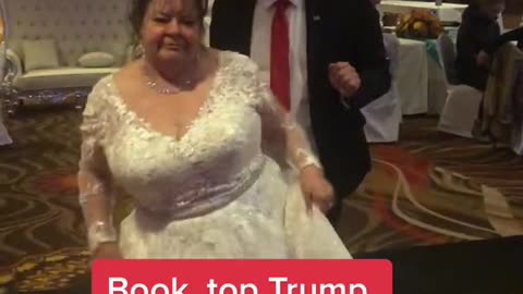 Is that Donald Trump at a wedding??