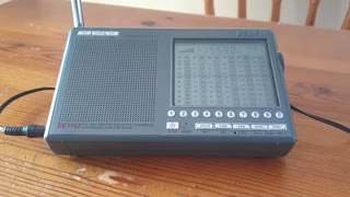 Degen DE-1103 - China Radio International 08/10/2022 1400 UTC 15590kHz
