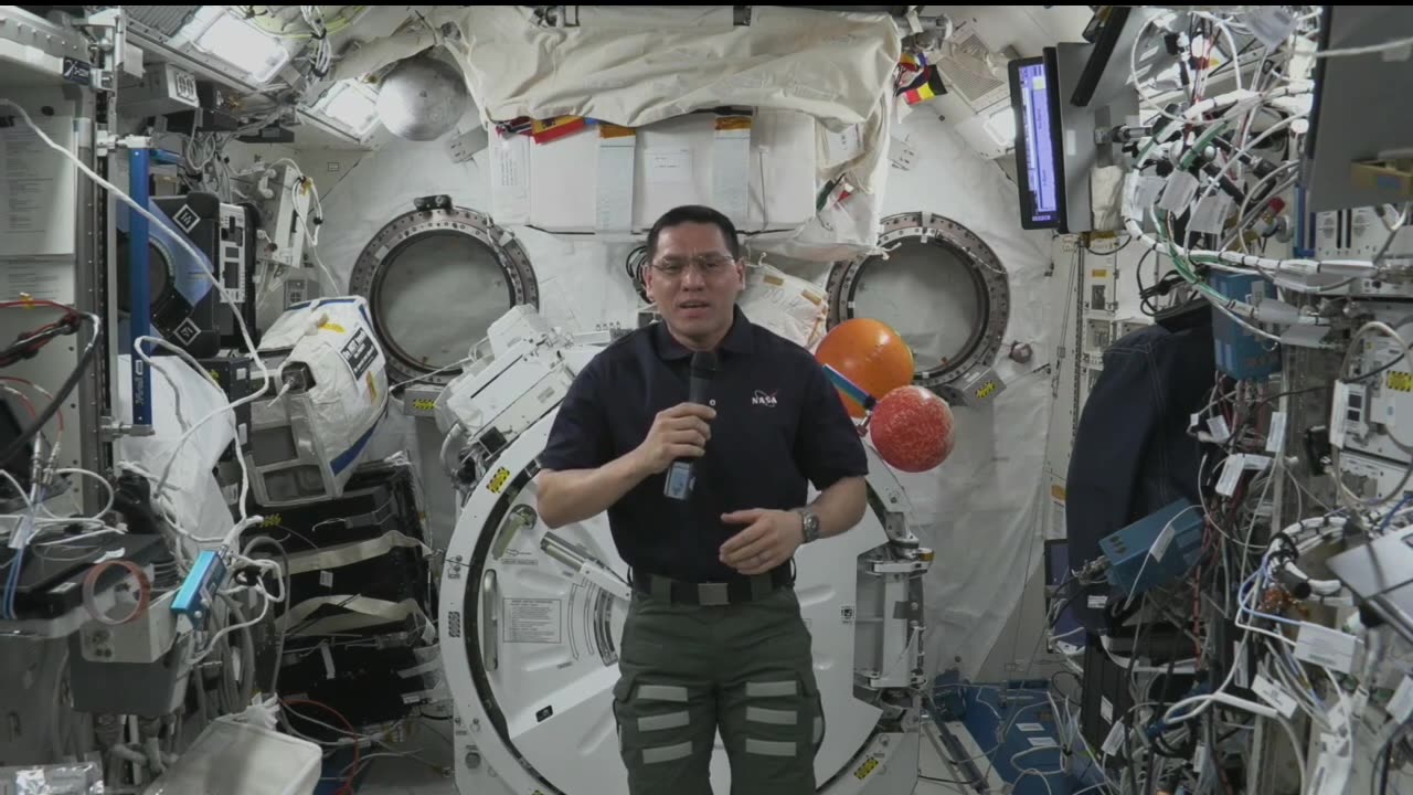 Expedition 69 astronaut frank rubio talksNASA #viral