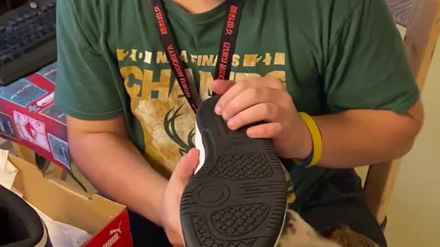 Noah gets HIGH tops