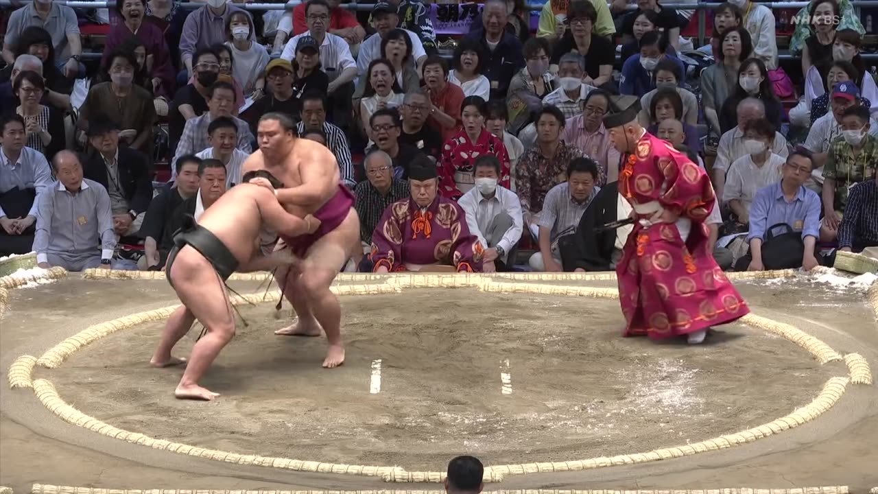 [2023.07.13] Nagoya Basho Day 5 highlights