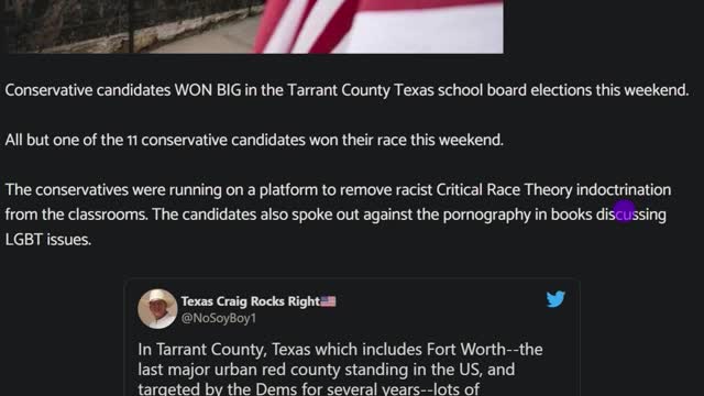 Texas County Takes Out 10 of 11 Woke School Board Members