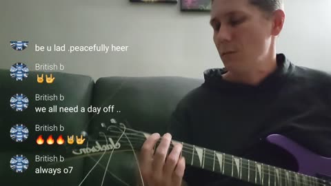 Guitar practice stream