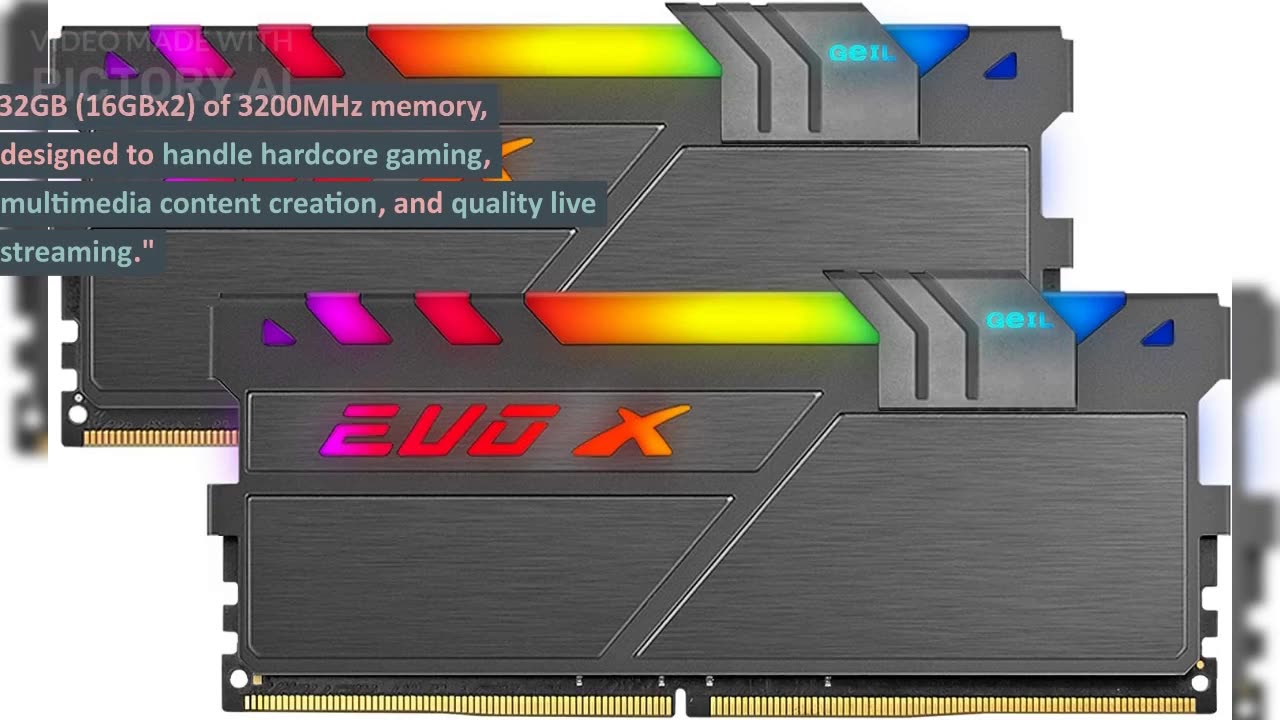 Level Up Your Rig: GeIL EVO X II DDR4 RAM - Unleash 32GB of High-Speed Gaming Mastery