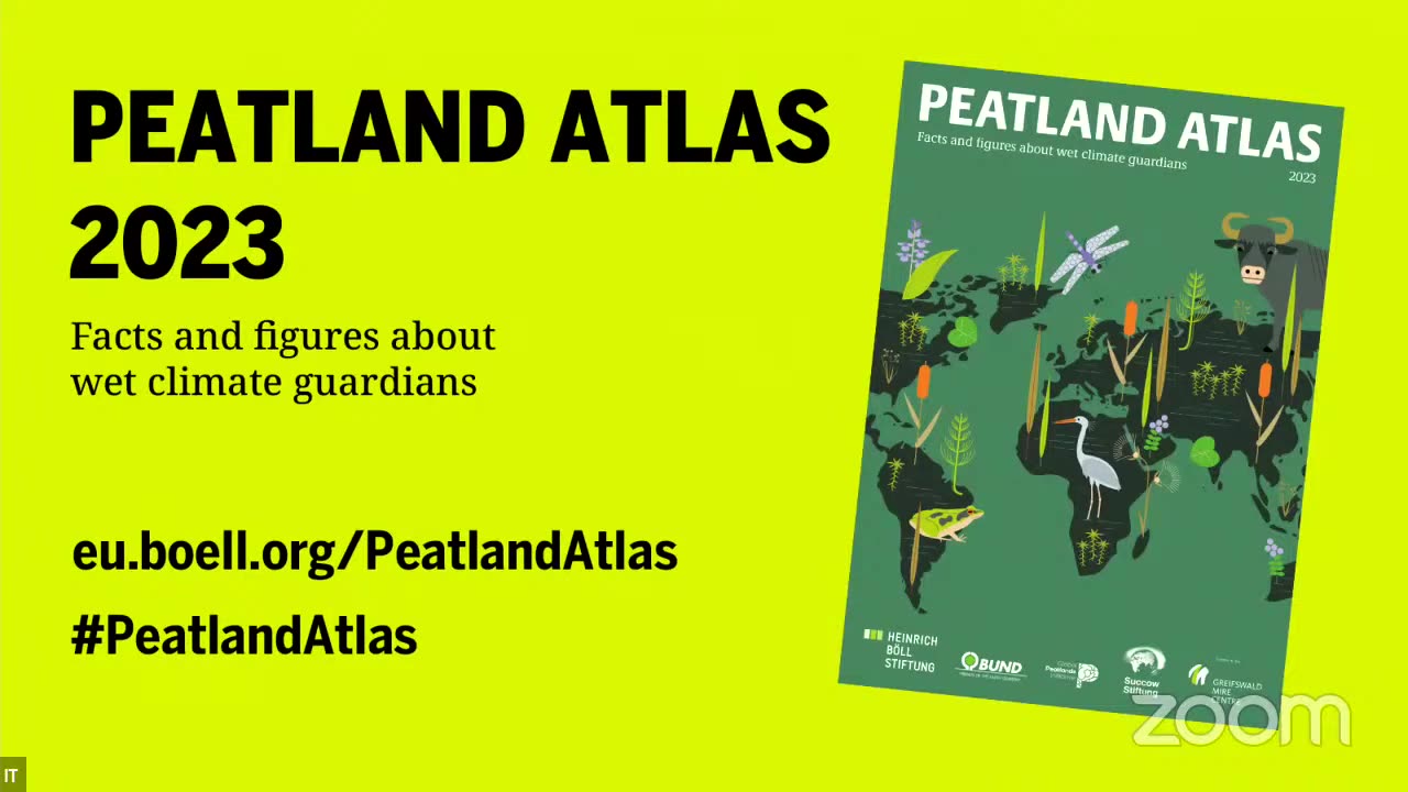 Launch of the Peatland Atlas 2023- Facts and figures about wet climate guardians