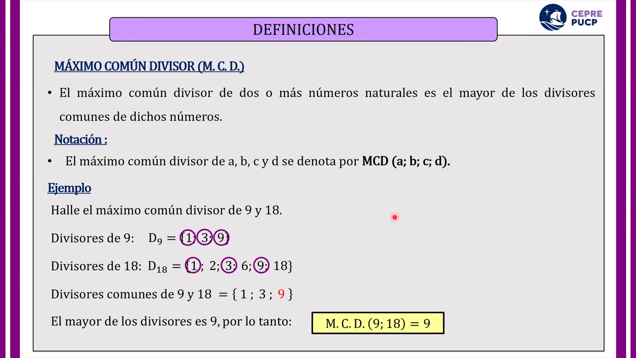 CEPRE PUCP SEMANA 05 Números y Operaciones Sesión 01