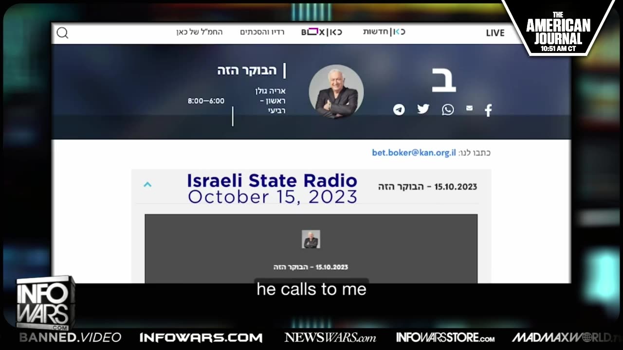 BREAKING Hostage Reveals Israelis Were Murdered By IDF, Not Hamas.