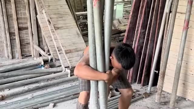 不服來超越最強17歲粗工！！#工地日常