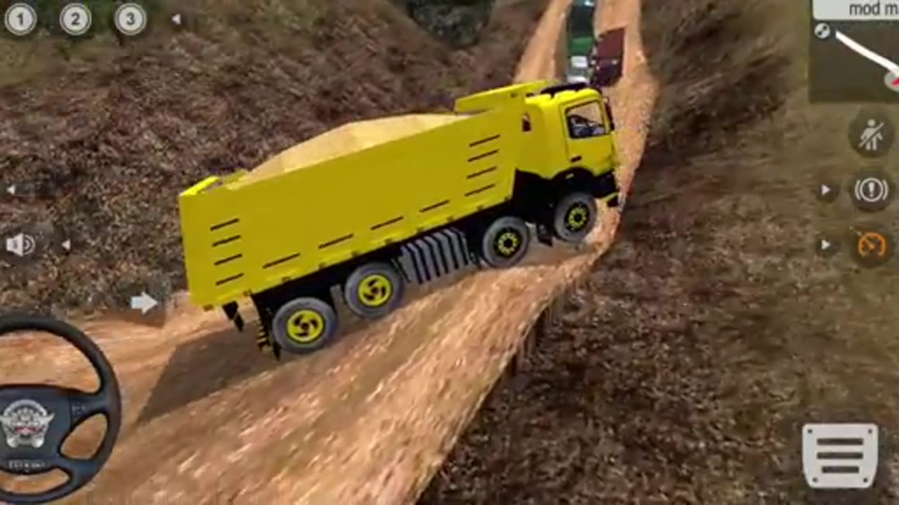 heavy dumper Truck off road challenges driving game play