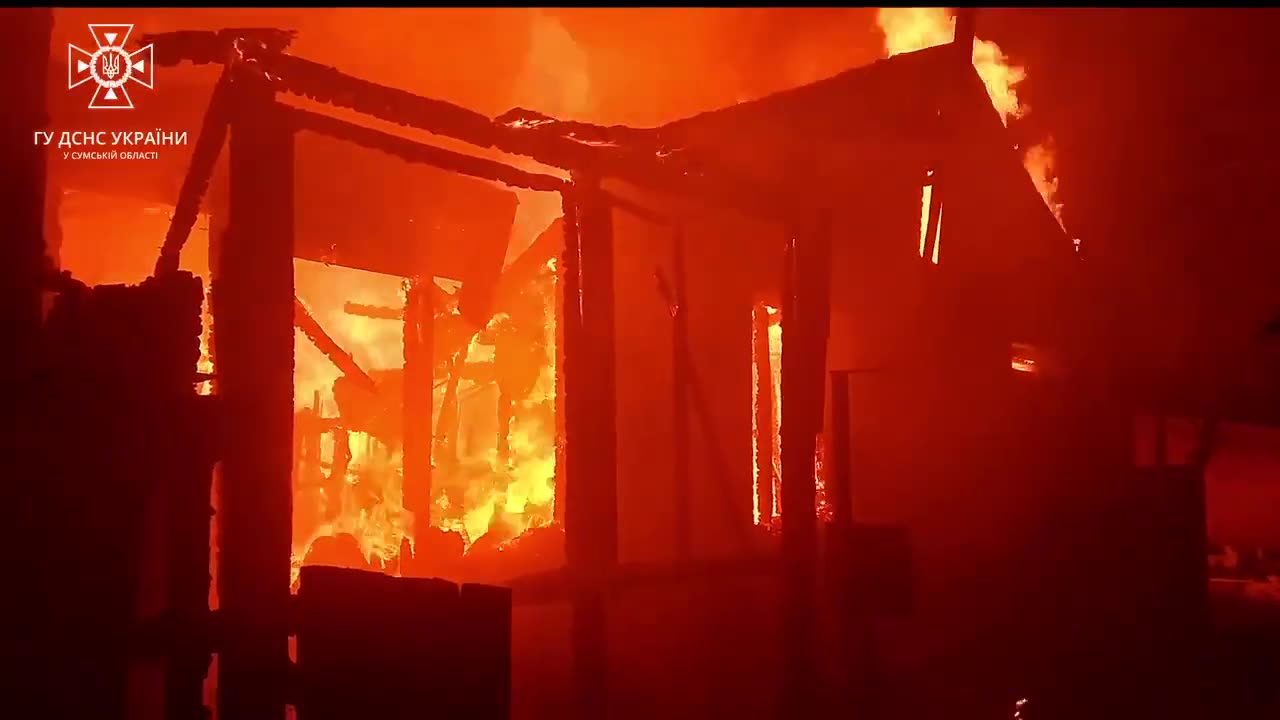 Sumy region. Rescuers eliminated the consequences of an enemy strike in the peaceful