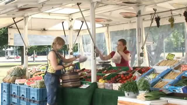 auf dem Markt