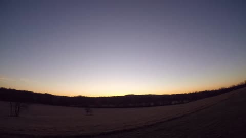 Sun Rise 12 8 21 23f time lapse