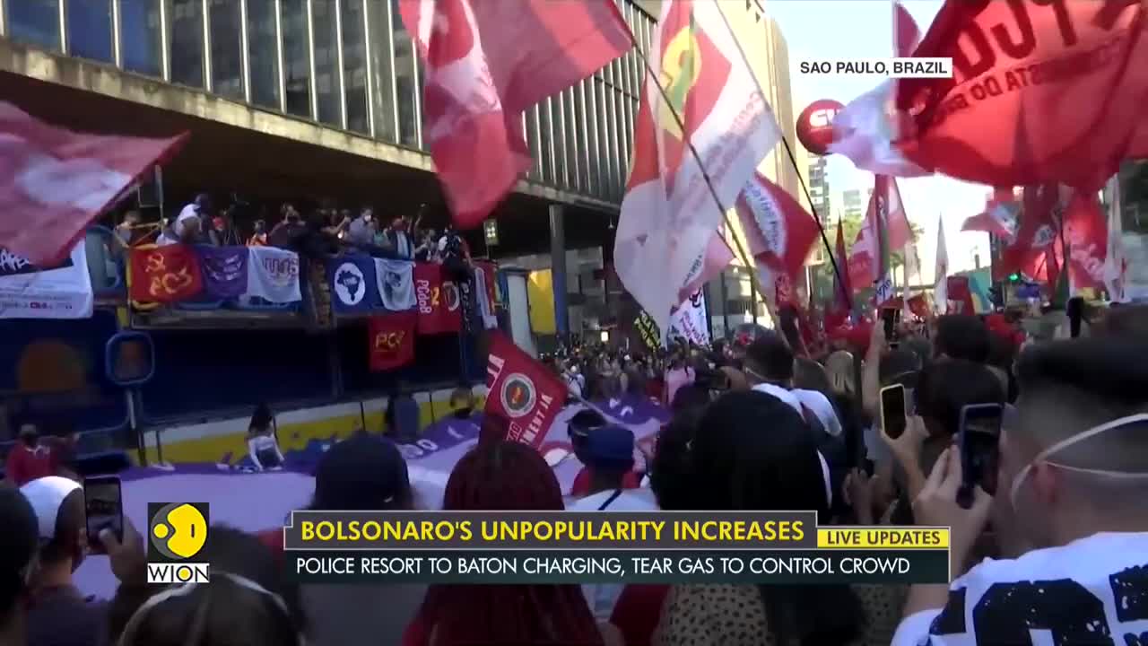 Demonstrators hold anti-Bolsonaro protests across cities in Brazil | Latest English news | WION