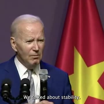 Biden confused in Vietnam before he was cut off mid-sentence during his speech by the White House