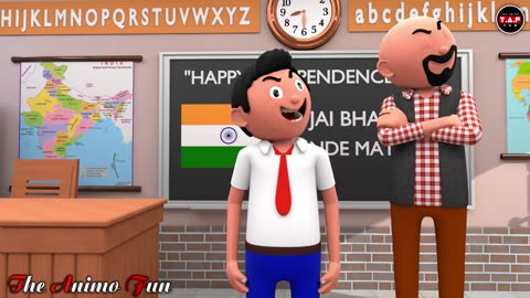 School 15 August video comedy video!fun cartoon video 2023