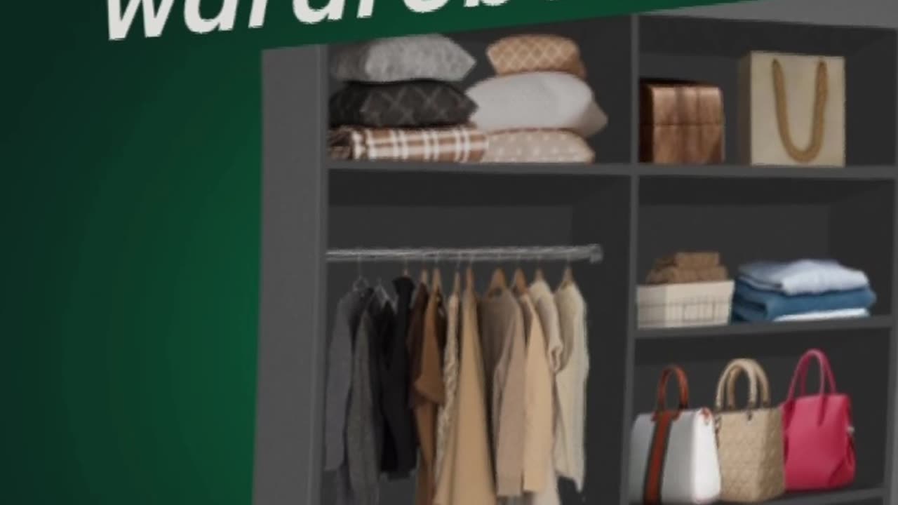 Yandy modern mirror sliding door wardrobe
