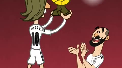 Benzema wins the Ballon d'Or #shorts #football #benzema #realmadrid #cristianoronaldo