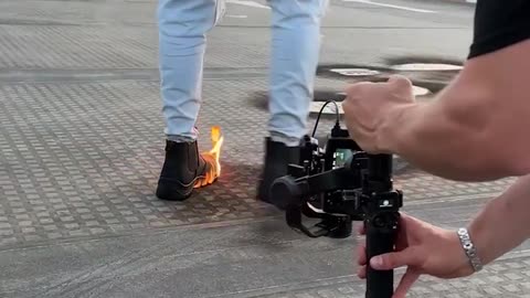 heating up on the street // don't do this at home