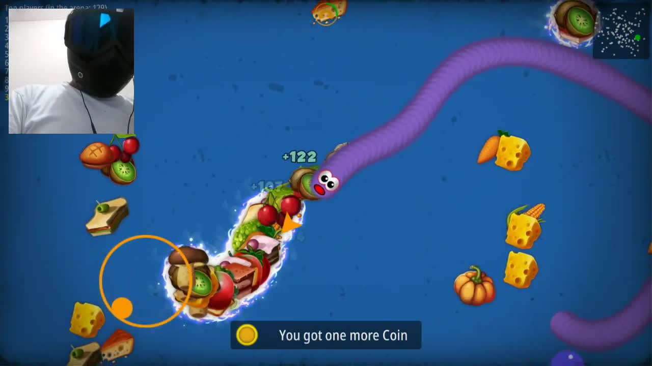 worm zone - Popular Game in Indonesia