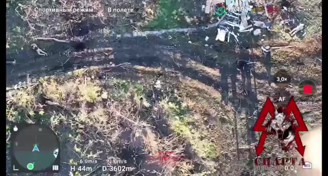 Ukrainian Soldier seeking Cover is Hit with a Drones Explosive Payload