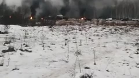 Ukrainian Convoy Scorches In Donbas