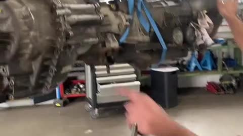 Installation of automobile gearbox