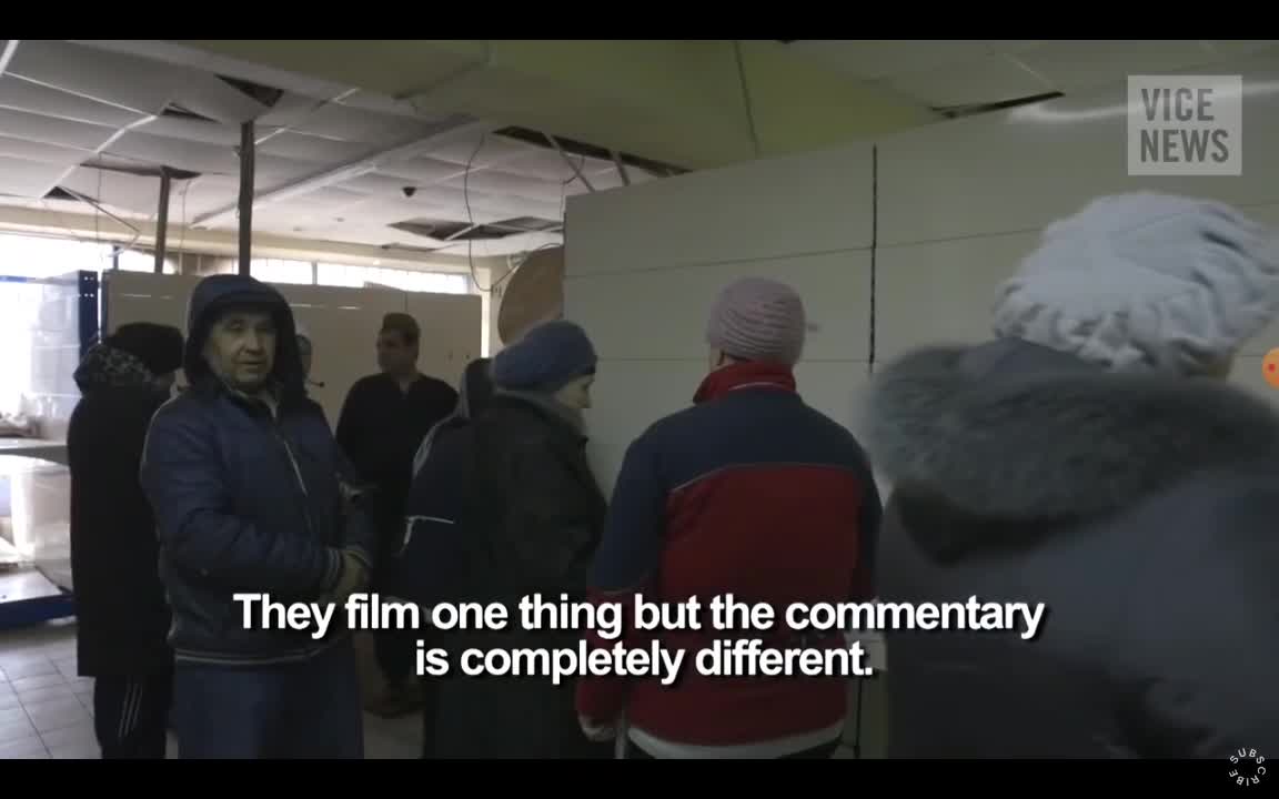 2015 Ukraine war. Food blockade and humanitarian aid in Donetsk province