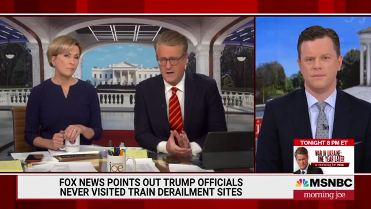 Fox News points out Trump officials never visited train derailment sites