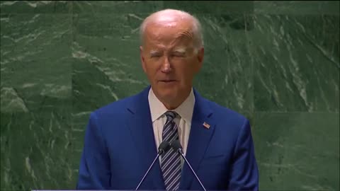 Biden Mumbles Incoherently at the UN