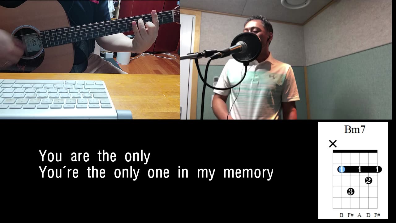 Goodbye - Hyoshin Park, guitar backing and vocal cover, vocal by Eunho Ghil (Snowhorse lead vocal)