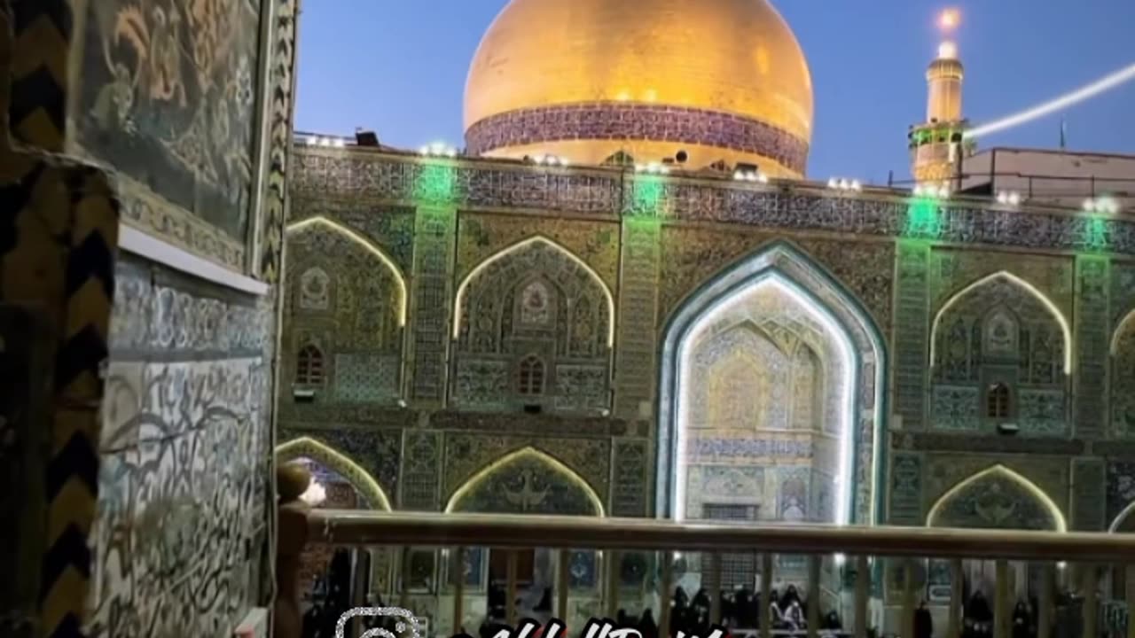 Imam Ali Holy Shrine Best View 🪟 with Beautiful Quote || Hindi \ Urdu