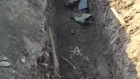 Former Positions Occupied By Russians Are Filled with the Dead