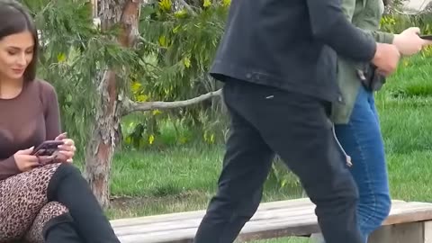 Funny 🤣 touching prank