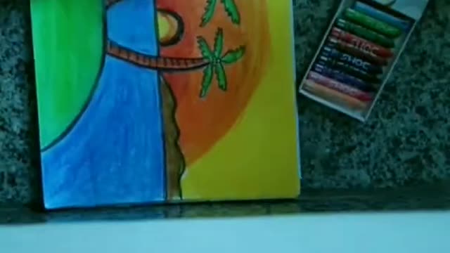 #like share subscribe# #wax colour scenery#