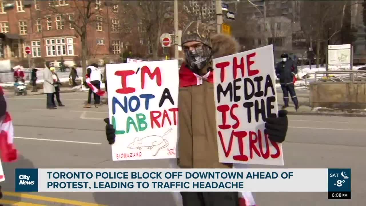 Protest precautions bring downtown Toronto to a standstill