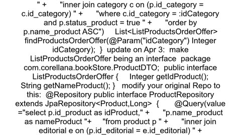 How can I make a native query using two tables in SpringBoot