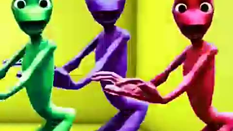 Colour challenge alien dance