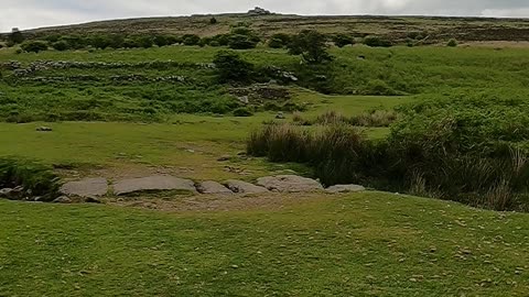 My view inside the tent. Dartmoor wildcamping