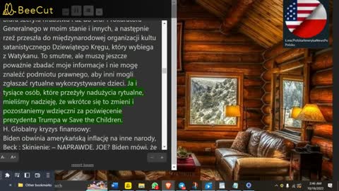 20 PAZDZIERNIK 2022❌ PRZYWROCONA REPUBLIKA❌CODZIENNY RAPORT JUDY BUYINGTON❌AUDIO👉❌24 MIN PO POLSKU❌