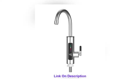 Review 3000W 220V Electric Kitchen Water Heater Tap In